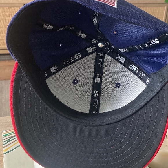 Blue and Red Baseball Cap - Picture 5 of 6